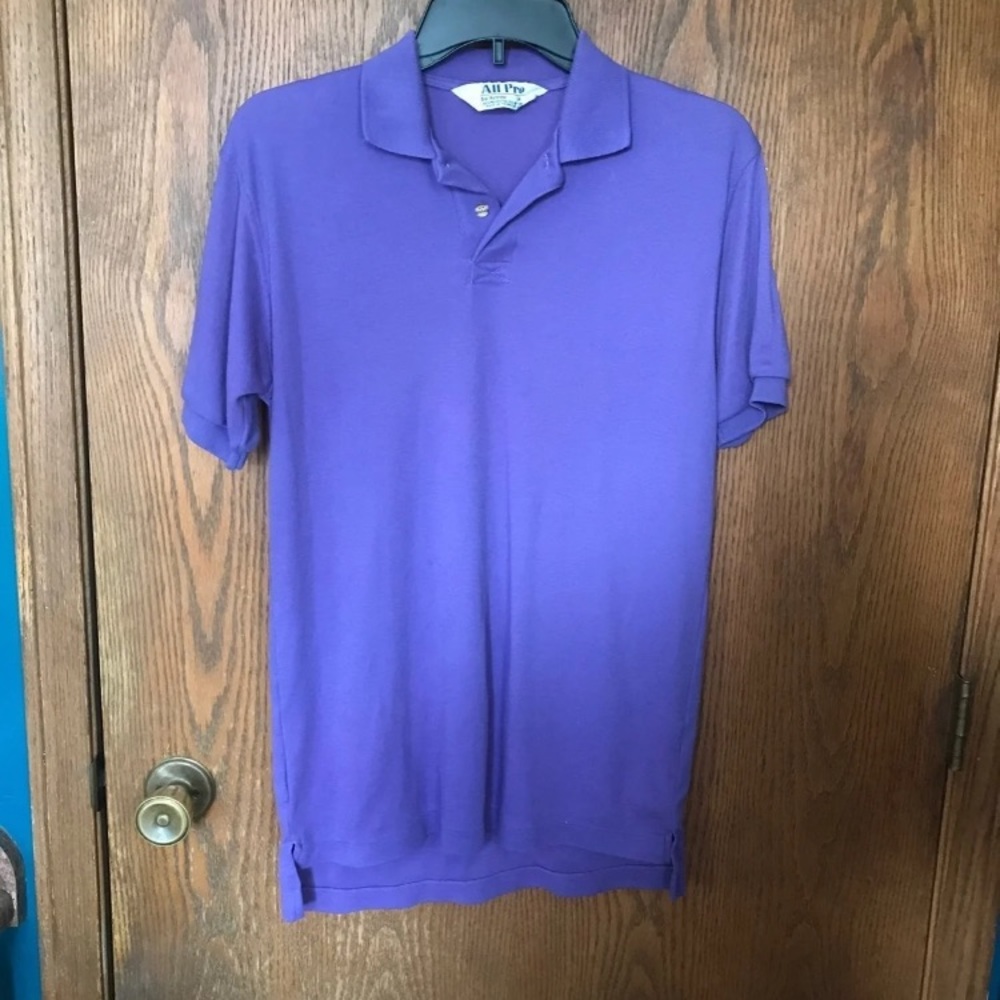 All Pro Purple Medium Polo Shirt- N